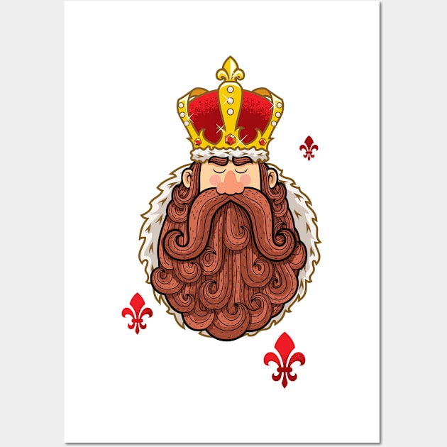 King Portrait Wall Art by Malchev